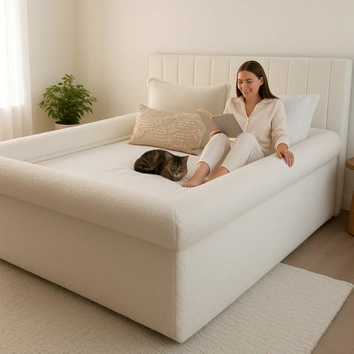 PLUSH™ BORDERED BED SHEET